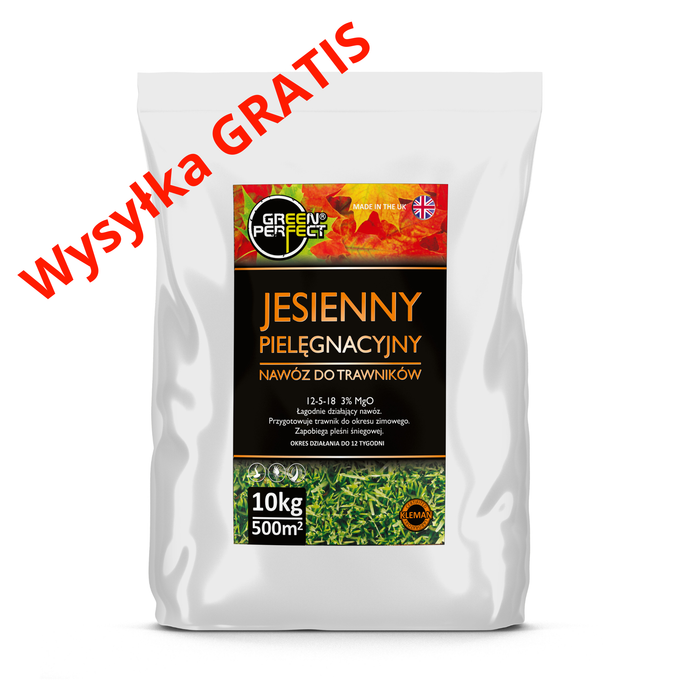 Nawóz Jesienny Pielęgnacyjny 10 kg. Nowa formulacja. Na 400-500 m2 DARMOWA DOSTAWA