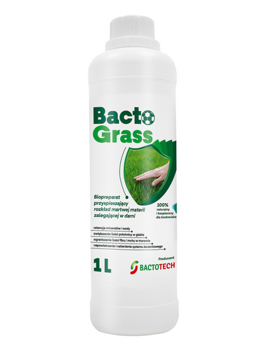 BactoGrass 1L Likwiduje tzw. filc w trawniku