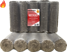 Załaduj obraz do przeglądarki galerii, Brykiet kominkowy opał NESTRO drzewny dębowy 20kg/ 2 opakowania