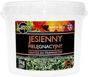 Nawóz Jesienny Pielęgnacyjny 3kg. Nowa formulacja. Na 120-150 m2