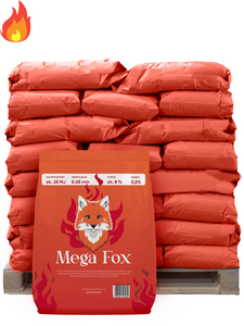 Węgiel workowany Mega Fox PALETA 1000KG