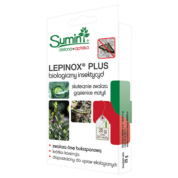Lepinox Plus 25 g oprysk na ćmę bukszpanową i gąsienice