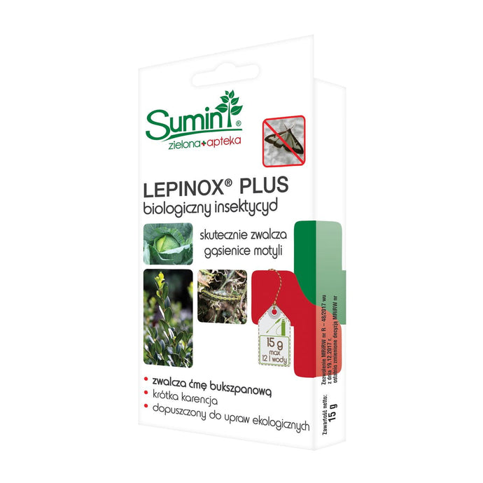 Lepinox Plus 15 g oprysk na ćmę bukszpanową i gąsienice